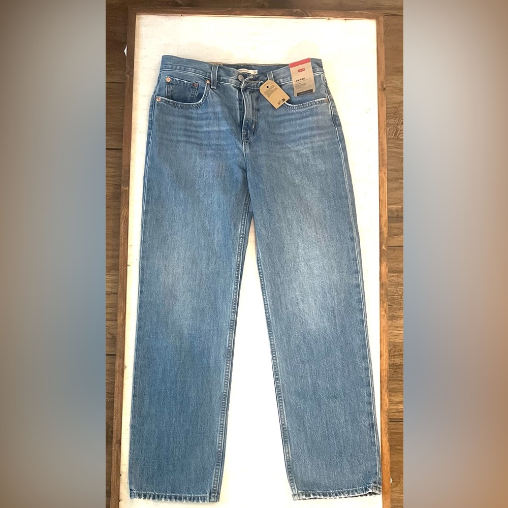 Levi's Mid Rise Low Pro Straight Leg Jeans